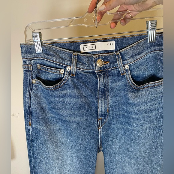 COPY - Ayr High Waisted Straight Leg Jeans - Picture 4 of 8